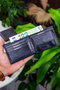 Zoozie Bags Chapel Crazy Black Cartera para Hombre de Piel Auténtica Negra